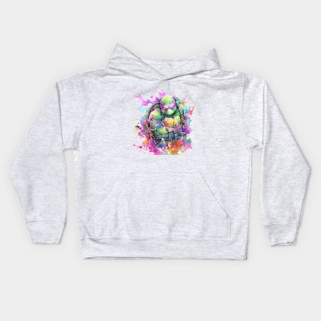 donatello Kids Hoodie by piratesnow